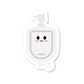 Boo Boo Buddies™ Urinal Sticker – Cute Kawaii Vinyl Sticker, Waterproof Glossy 3″