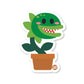 Boo Boo Buddies Venus fly trap vinyl sticker — 3″ glossy waterproof, UV‑resistant die‑cut perfect for crafts 
