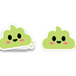 Boo Boo Buddies™ Wasabi Sticker – Cute Kawaii Vinyl Sticker, Waterproof Glossy 3″
