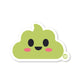 Boo Boo Buddies wasabi vinyl sticker — glossy waterproof, UV‑resistant 3″ die‑cut ideal for sushi-themed crafts