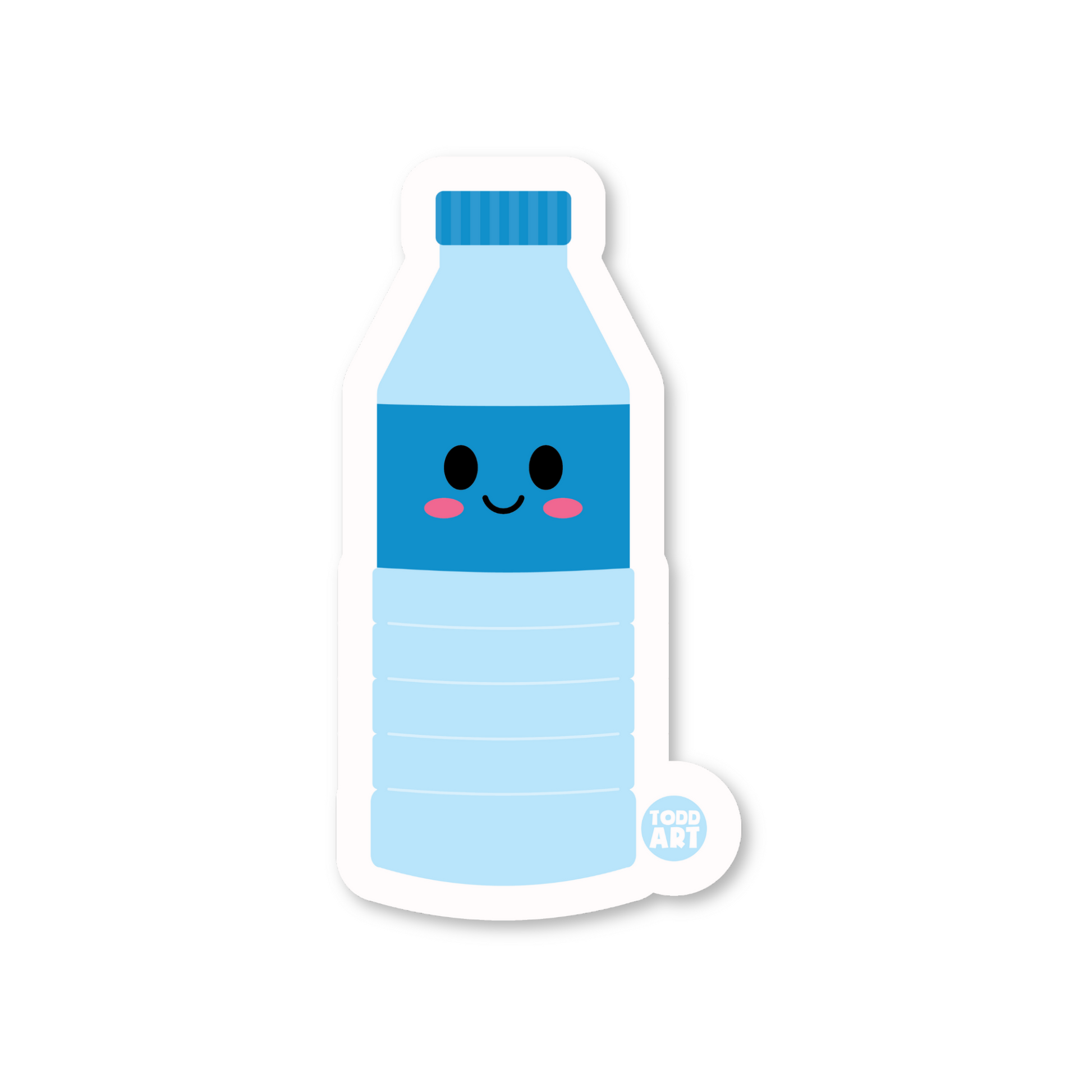 Boo Boo Buddies water bottle vinyl sticker — 3″ glossy waterproof, UV‑resistant die‑cut ideal for crafts & planners