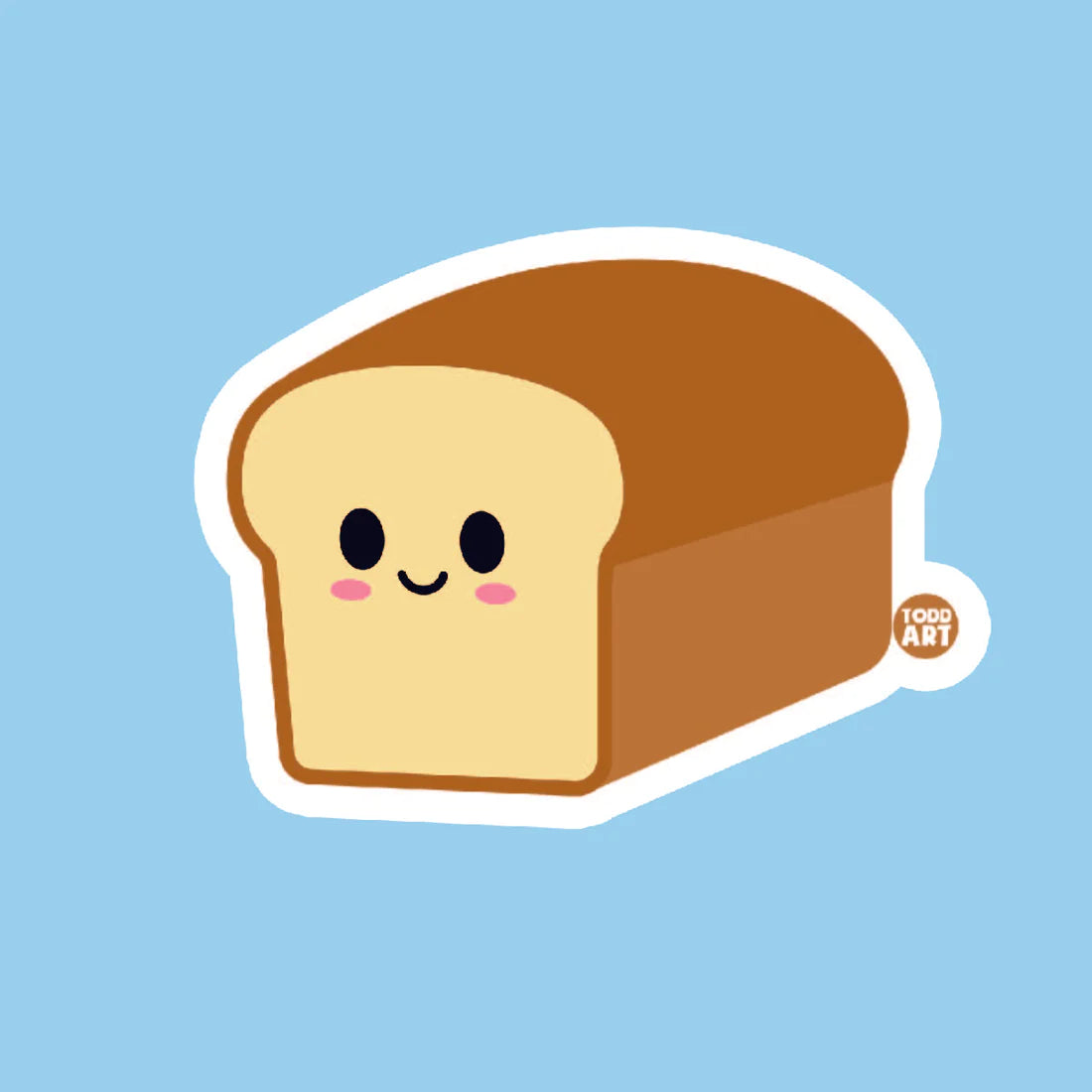 Bread Loaf Vinyl Sticker