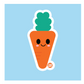 Carrot Vinyl Sticker