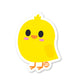Bright yellow baby chick with blushing cheeks – adorable animal sticker from Boo Boo Buddies