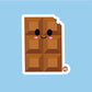 Chocolate Bar Vinyl Sticker