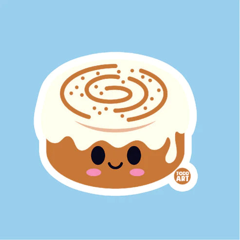 Cinnamon Roll Vinyl Sticker