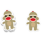 Sock Monkey Sticker