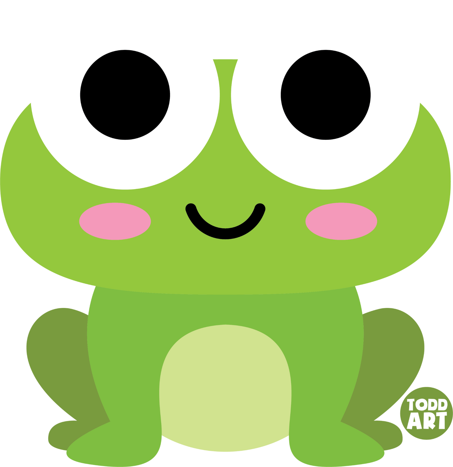 Frog Vinyl Sticker
