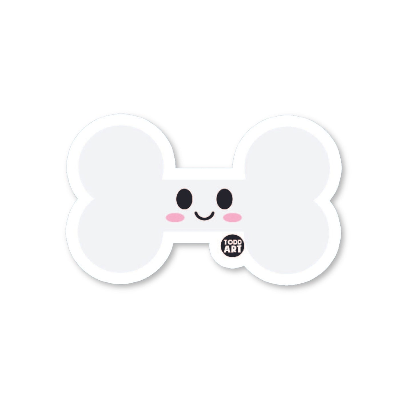 Dog Bone Vinyl Sticker