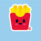 French Fries Vinyl Sticker
