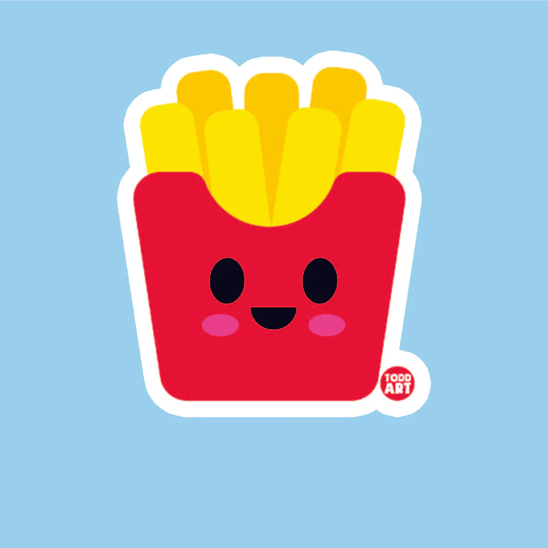 French Fries Vinyl Sticker