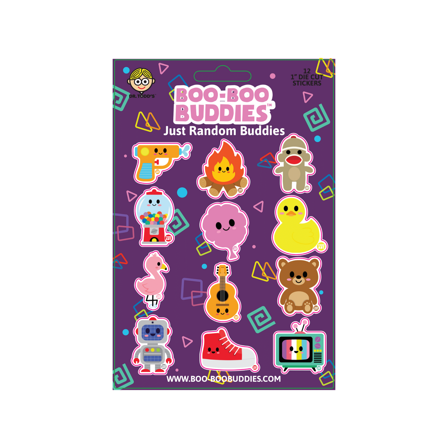 Just Random Buddies Vinyl Sticker Sheet - 2-Pack