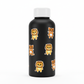 Lion & Tiger Stickers on Black Water Bottle