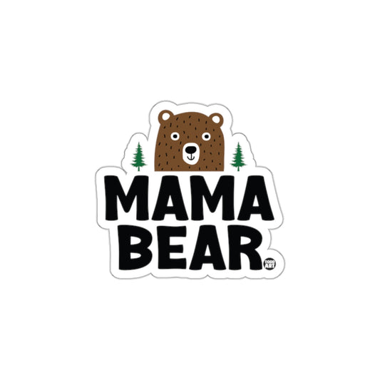 Adorable Mama Bear Cute Nature Sticker Product