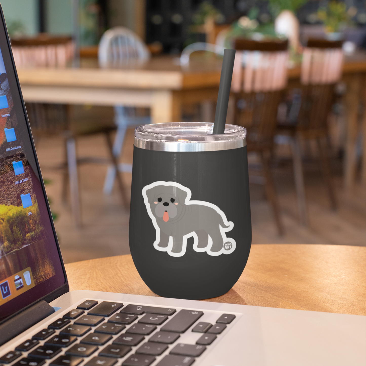 Boo Boo Buddies™ Mastiff Dog Sticker – Cute Kawaii Mastiff Vinyl Decal, Waterproof 3″ Die‑Cut