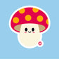 Mushroom Vinyl Sticker