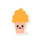 Orange Sherbet Vinyl Sticker