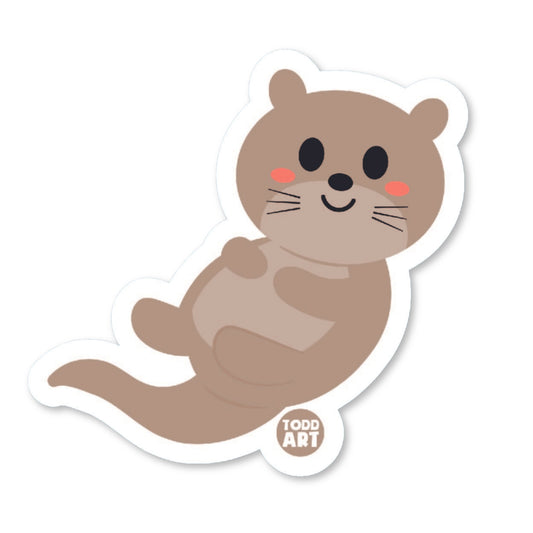 Otter Sticker - 3" Vinyl