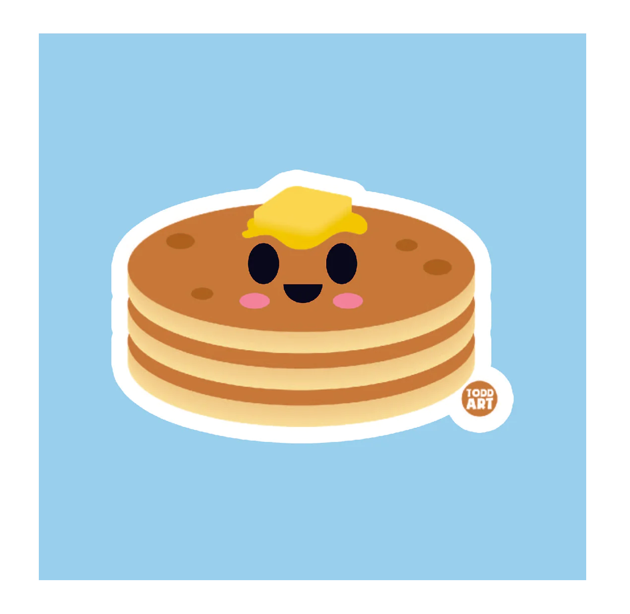 Pancakes Vinyl Sticker