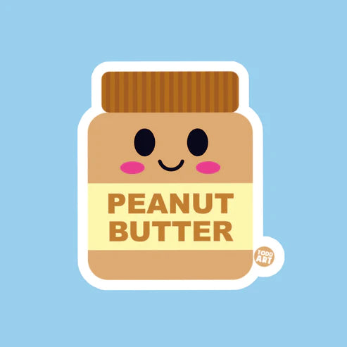 Peanut Butter Jar Sticker