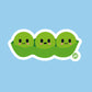 Pea Pod Vinyl Sticker