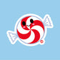 Peppermint Candy - 3" Art Sticker