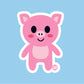 Pig - 3" Art Sticker