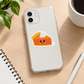 Pumpkin pie sticker on an iPhone