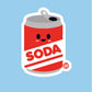 Soda Can Sticker