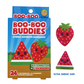 2-Pack Boo Boo Buddies™ Fun Shape Bandages – Watermelon + Strawberry & Peanut Butter + Jelly | 24 Ct Each | Waterproof, Latex-Free, Kid-Friendly First Aid