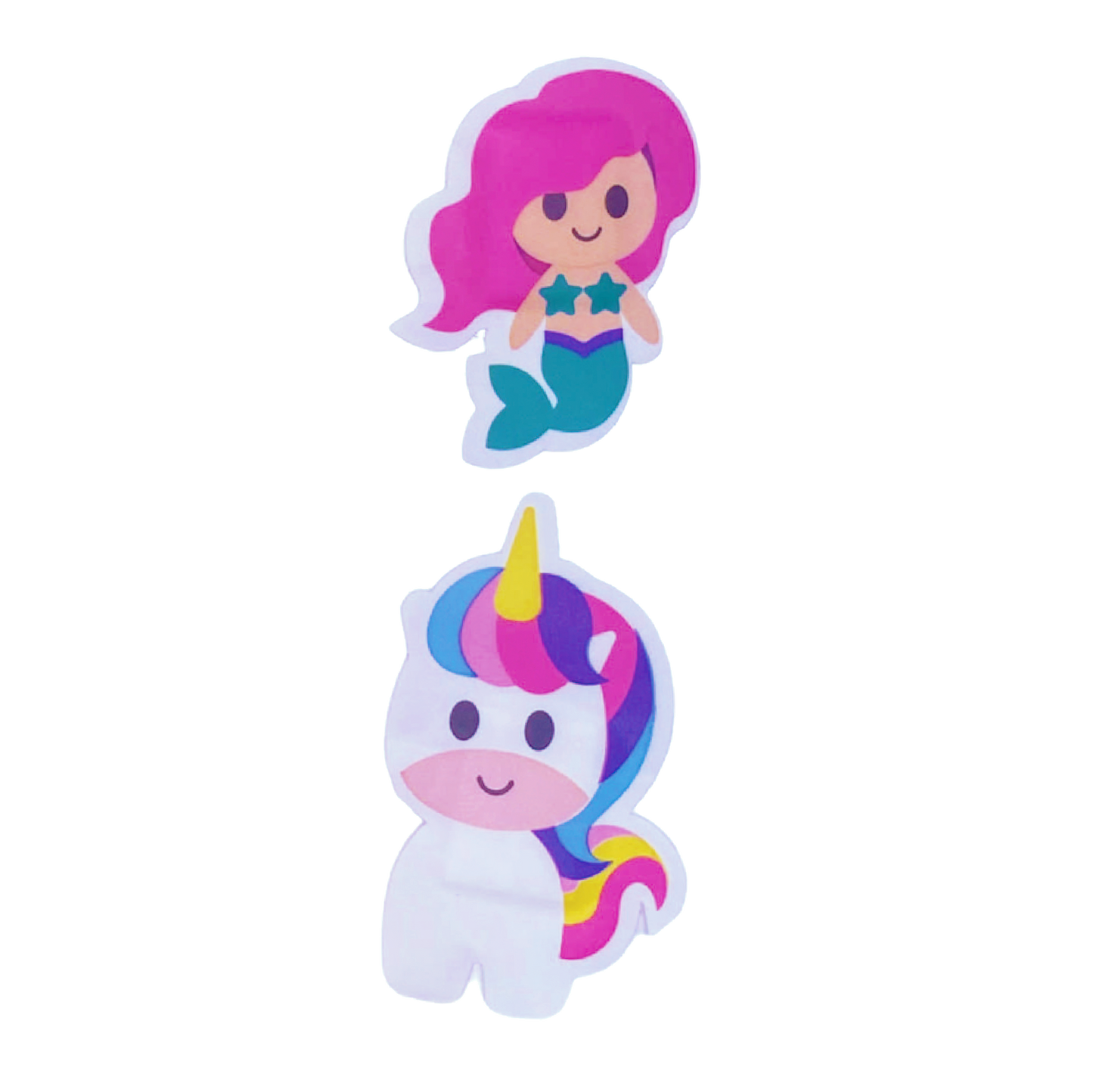Mermaid and Unicorn shaped waterproof kids bandage latex-free