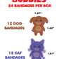 cute dog and cat shape bandage band-aid